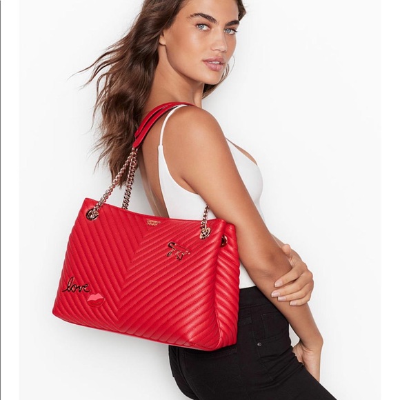 victoria secret shoulder tote